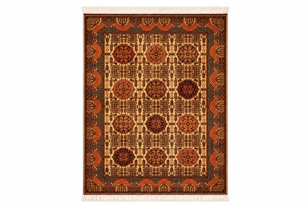 Handmade Afghan Carry Rug-Traditional Embroidered Artisan size 5.0 X 7.0 ft